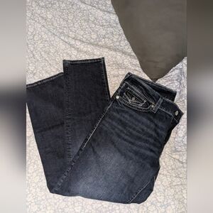 NWT True Religion Geno Relaxed Slim Denim Jeans 36x32